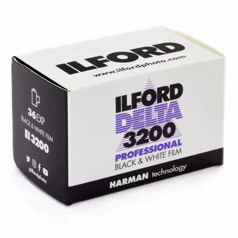 Ilford Delta 3200 Pro 35mm film - 36 exp