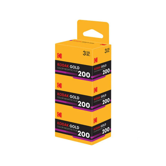 Kodak Eastman Gold 200 35mm Film 36 Exp 3 pack