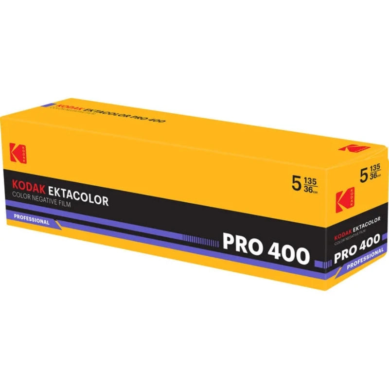 Kodak Ektacolor Pro 400 35mm Colour Film 5 pack