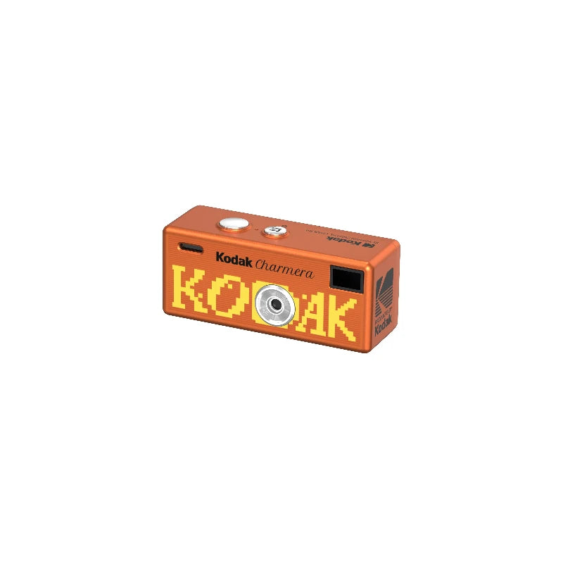 Orange Kodak Charmera millennium camera