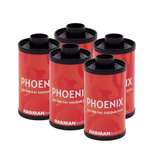Harman Phoenix 200 35mm film - 5 pack
