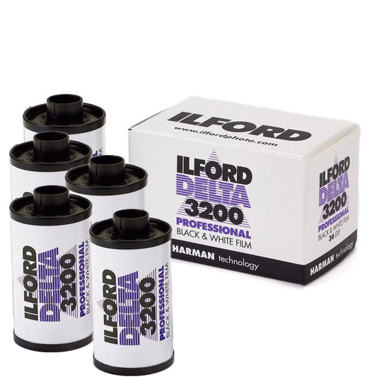 Ilford Delta 3200 Pro 35mm film - 5 pack