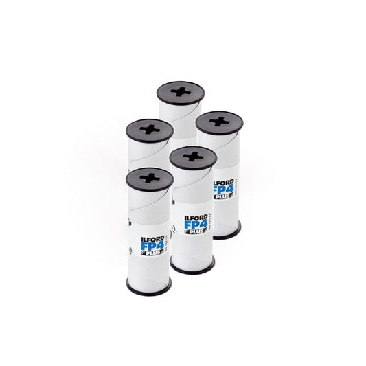 Ilford FP4 Plus 120 roll film - 5 pack
