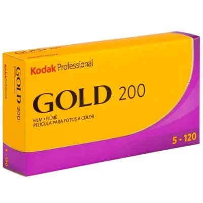 Kodak Professional  Gold 200 120 Film - 5 pack