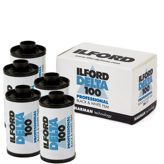 Ilford Delta 100 Professional 35mm film - 5 pack